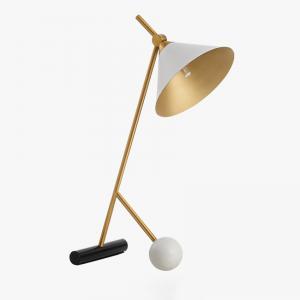 China Nordic marble wrought iron table lamp modern simple living room restaurant table light（WH-MTB-31) supplier