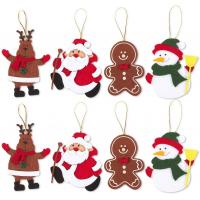 China Animals Pendant Felt Christmas Tree Ornaments 2mm Thickness for sale