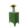 China Custom Small Double Layer Steel Bedside Locker With Lock wholesale