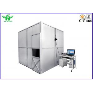 China 3 Metre Cube Horizontal Flammability Tester , Wire And Cable Smoke Density Tester supplier