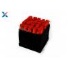 China Black Square Acrylic Flower Box Silk Screen Printing Logol Corrosion Resistance wholesale