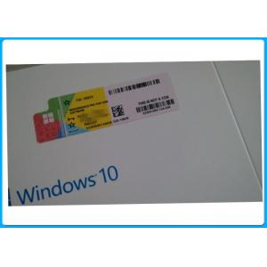 China Microsoft Activation Online Windows10 Coa Sticker Pro DVD/USB Retail Pack wholesale
