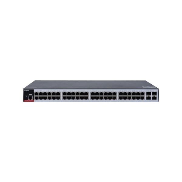 China Switch Ruijie de 48 puertos Gigabit PoE+ 4x10G SFP+ VSU Virtualización Seguridad Avanzada supplier