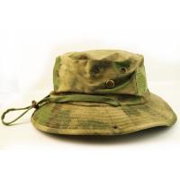 China 100% Cotton Camo Bucket Hat With String Custom Embroidery Blank Logo on sale