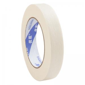 China White Indoor Painting Self Adhesive General Purpose Usage Crepe Paper Masking Tape supplier