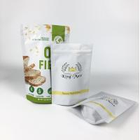 China Custom Label Packaging Mylar Pouches Oatmeal Heat Seal Laminated Pouches Zipper Doypacks on sale