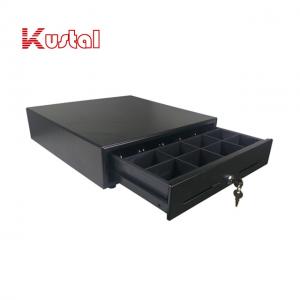 KST-410R Removable Cash Tray Classic Black Metal Cash Drawer Safe