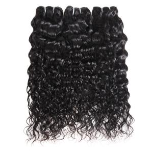 China Water Wave Indian Weft Hair Extensions / Human Hair Weave For Black Women supplier
