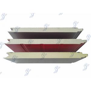 Alu / Steel Pu Foam Sandwich Panel Finger Proof 0.326mm 0.6mm Thickness