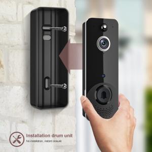 App Smart Wireless Ring Doorbell with Chime 140 degrees Wide Angle Low Power Video Door Bell