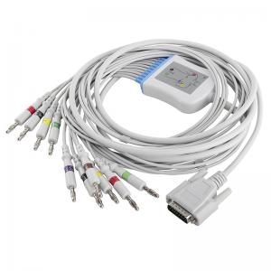 Edan EKG SE-3,SE-12 01.57.107048 Cable and Leadwires IEC 4.0Banana Connector