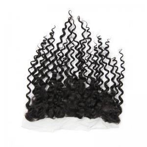 China Healthy Human Hair Lace Closures With Baby Hair Without Chemical Processed supplier