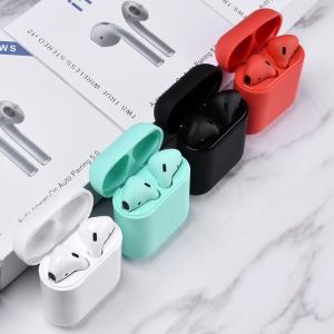 Hot Selling inPods i12 TWS Earphone Bluetooth Earphone ,Macaron Waterproof Wireless High Quality Sound Headset Sport Ear