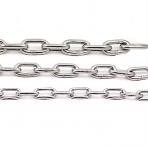 304 M1.2-24 Industrial Stainless Steel Dog Chain for Customized Lifting Clothes Drying Tag