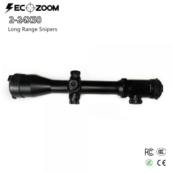 SECOZOOM Tactical Long Range Scopes Mil Dot High Light Transmission SFP 2-24x50