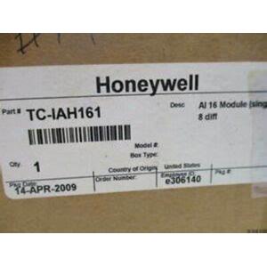 China Honeywell TK-IAH161 ANALOG INPUT MODULE TK SERIES 16 POINT 4-20 MA 10 VDC COATED supplier