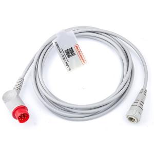 10 Pin Interface Blood Pressure IBP Cable Stable Grey Siemens To MX Transducer