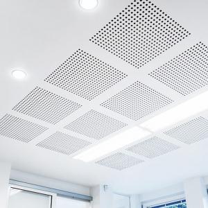 Interior Suspended Aluminium Ceiling Panel Stretch Soundproof
