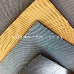 China Tan khaki Neoprene Fabric Roll , Hypalon Rubber Fabric for Boats with Matt Surface supplier