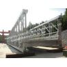 Prefabricated Steel Bailey Bridge Modular Designed Temporary Emergency Mabey