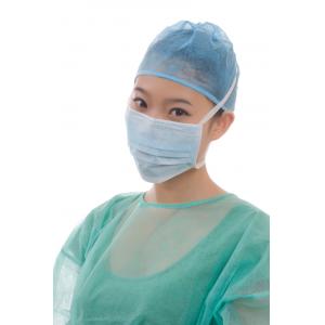 China 9*18cm Non Irritating Disposable Face Mask With Nonwoven Ties supplier
