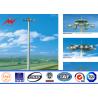 China 6 palo material poligonal de las secciones los 60M Q345 alto poste con el torno wholesale