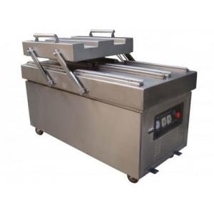 China Commercial Vacuum Packing Machine Double Flat Chamber Full Automatic 100 Bags Per Minute supplier