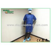 China Short Sleeve Lab Coats For Women Nonreusable Inpatient Disposable Robe on sale