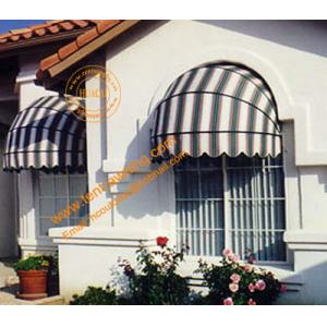 China Ourtdoor Aluminum Manual Retractable  Decorative Dome Window Awning supplier