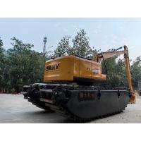 China Amphibious Swamp Buggy Excavator Pontoon Q355b Customized For Sy135 on sale
