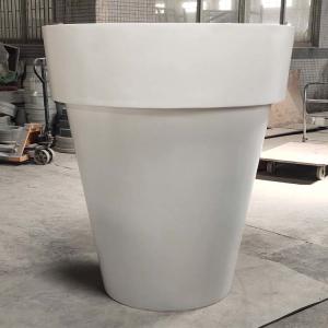 Nordic Modern Decorative fiberglass Flower Planter Plant Pots For Garden Indoor Pots