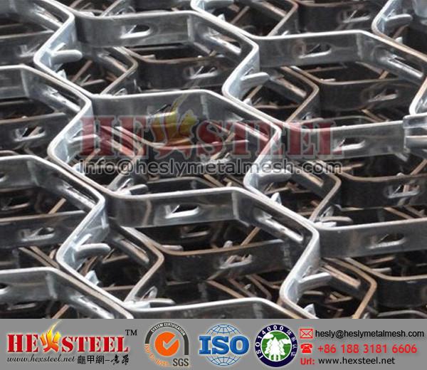 310S hex steel grid with standard 960x2000mm size | each 50pcs packaged in a