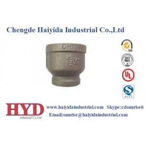 China socket reducing black malleable iron pipe fitting cast iron UL factory supplier