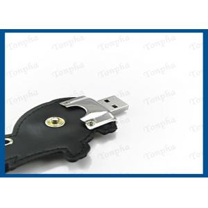 Movimentação instantânea de couro gravada de USB para presentes do negócio e presentes de mercado