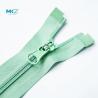 China Mint Green Double Bon Open End Clothing Special Zippers wholesale