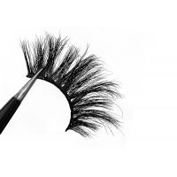 China New 25mm Black Fluffy Mink False Eyelash Extensions natural false lashes Natural Fake Eyelashes on sale