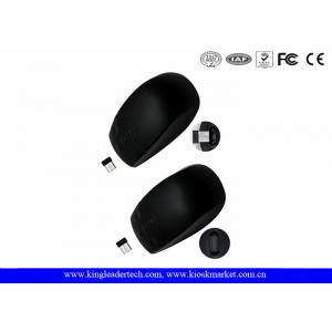 China Black Mini USB Receiver Silicone 2.4 Ghz Waterproof Wireless Mouse With Laser Pointer supplier