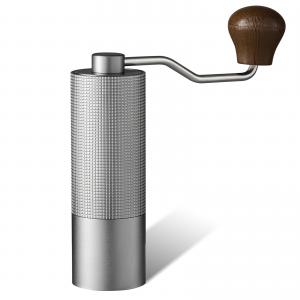 China Portable Travel Mini Household Classic Metal Wood Hand Coffee Grinder Accessories Set supplier