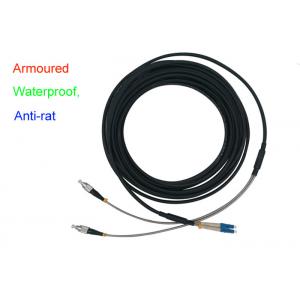 China Waterproof Armoured Duplex Fiber Patch Cord Indoor 5.0mm Anti - Rat DX LC FC supplier