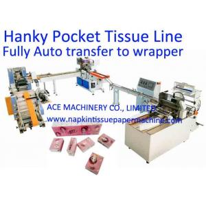 Paper Handkerchief 100 Bag/Min 200mm Pocket Tissue Machine