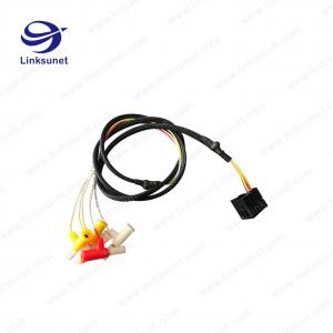 China Molex 34803 series 24AWG Banana plug wire harness with Fully automatic terminal machine supplier