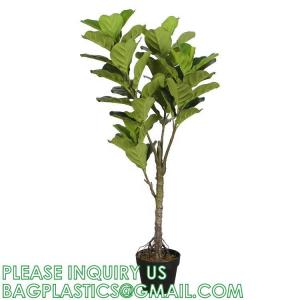 Artificial Fiddle Leaf Fig Tree 6ft Tall 86 Decorative Faux Fiddle Leaves Fake Fig Silk Tree In Pot Artificial Tree