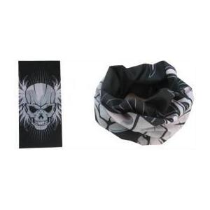 Skull design tube scarf, tubular bandana, neck warmer