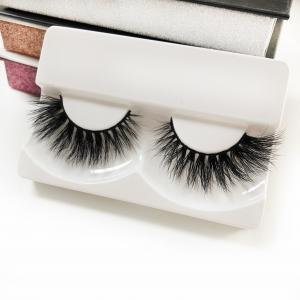 6D Siberian Mink Lashes , 100% Handmade False Eyelashes Glitter Eyelash Packaging