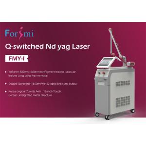 China Professional factory price beauty salon use 1064nm 532nm q switched nd yag laser tattoo removal supplier