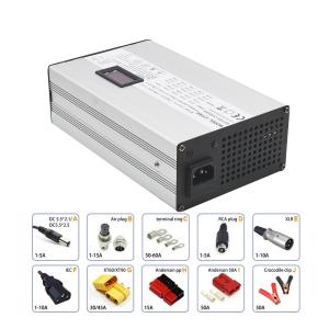 15A 48V Li Ion Bluetooth Battery Charger Lithium LED Display