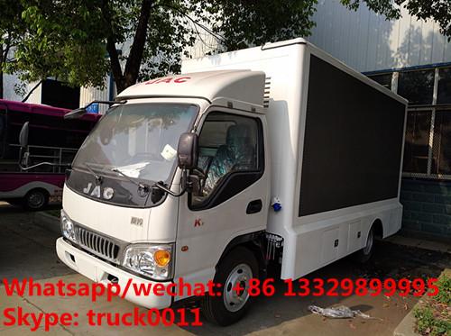 JAC 4*2 LHD P6/P8 mobile billboard LED advertising vehicle for sale, Factory