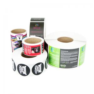 China Pantone Color 250g Sticker Paper Printed Adhesive Labels supplier