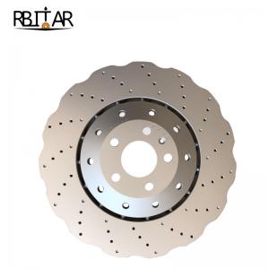China 4G0615301E Auto Brake Disc Cross Drilled And Slotted For Audi A7 supplier
