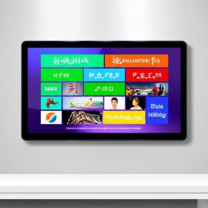 China Chinese Language Selection Wall Mounted Advertising Display with Picture Decoding and Playback Capability wholesale
